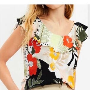 Loft Paradise Floral Tank Top- Size L